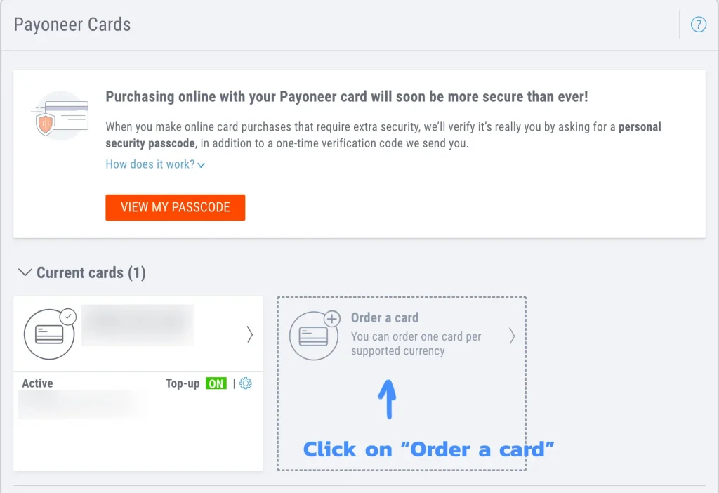 How to get the Payoneer Card 2